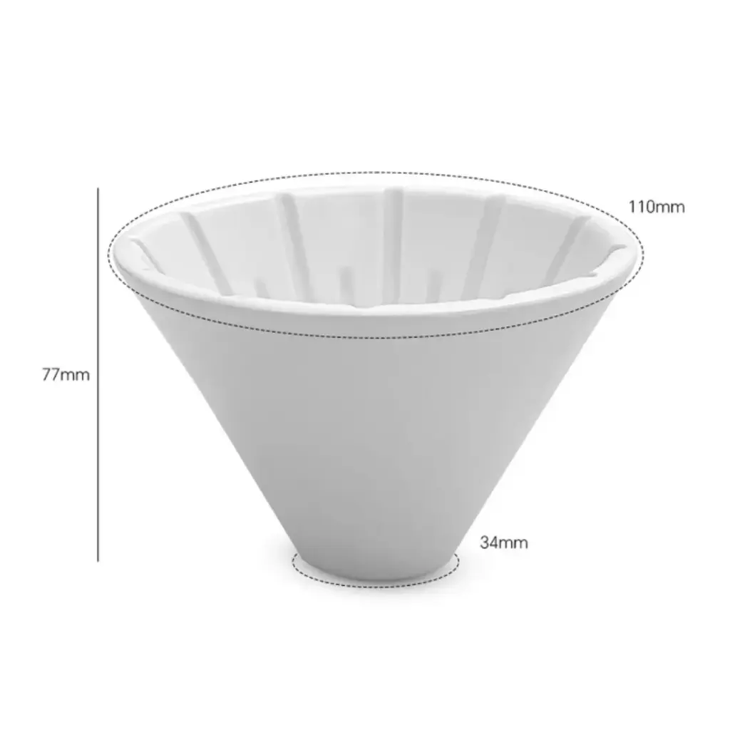 White Ceramic Dripper | 01  