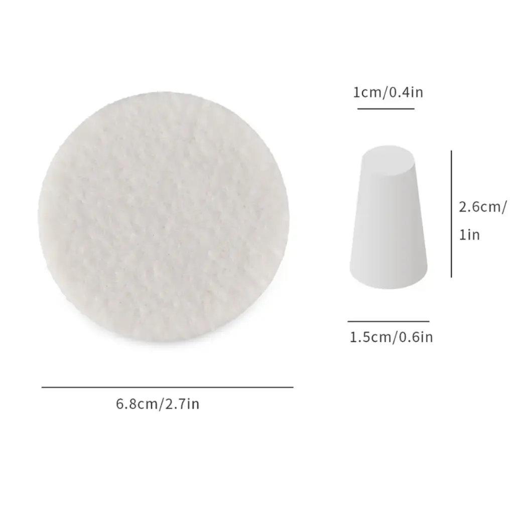 1 Rubber Stopper & 2 Reusable Filters 