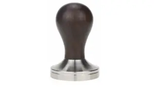 Round Handle Walnut-Flat Bottom (53mm) Tamper