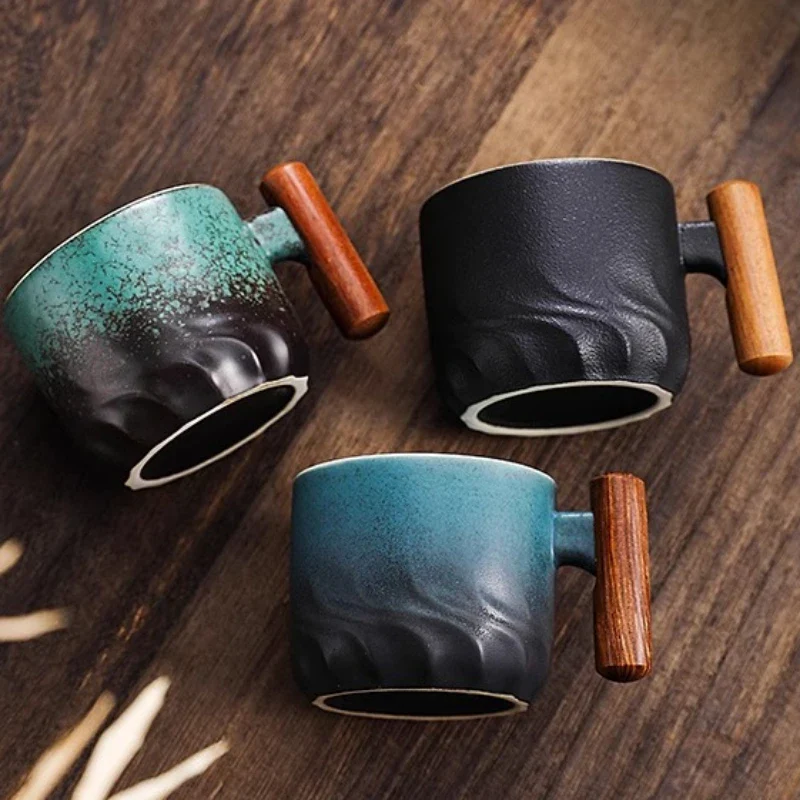Espresso Cup with Wood Handle (80ML)
