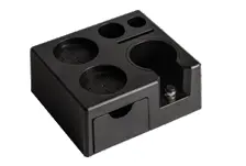 ABS Square Drawer Powder Press Holder Black