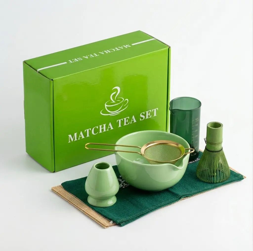 Matcha set 8 Pieces Green
