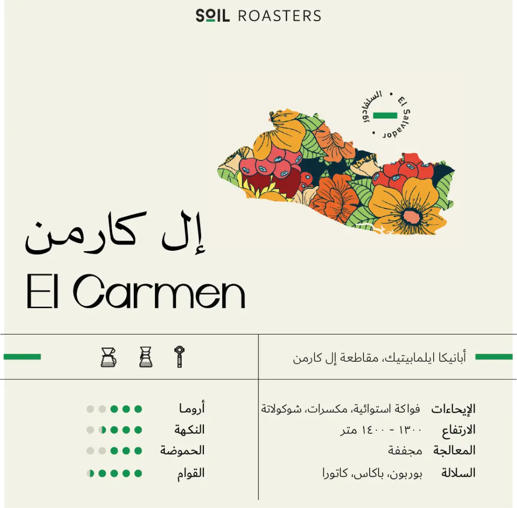 Elsalvador Elcarmen -250 G/ SOIL