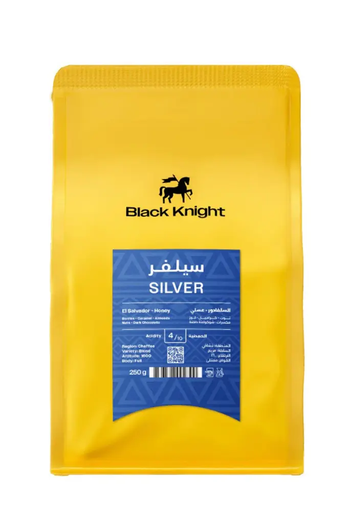 Silver 250 g / Black Knight