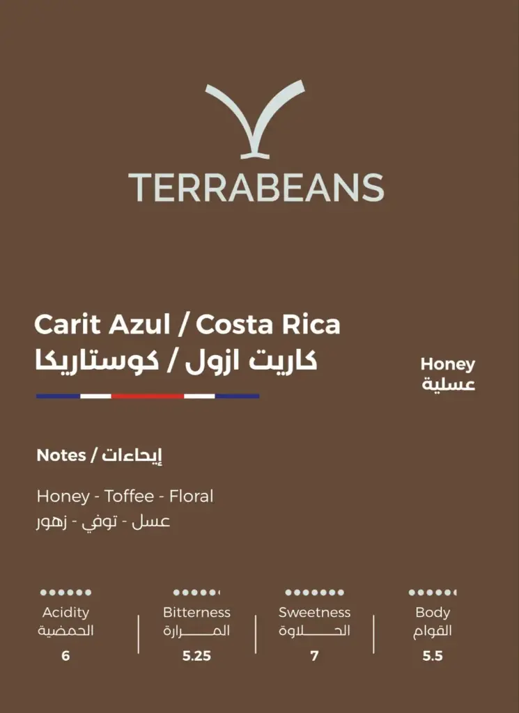 Costa Rica Carit Azul -250 g / Terra