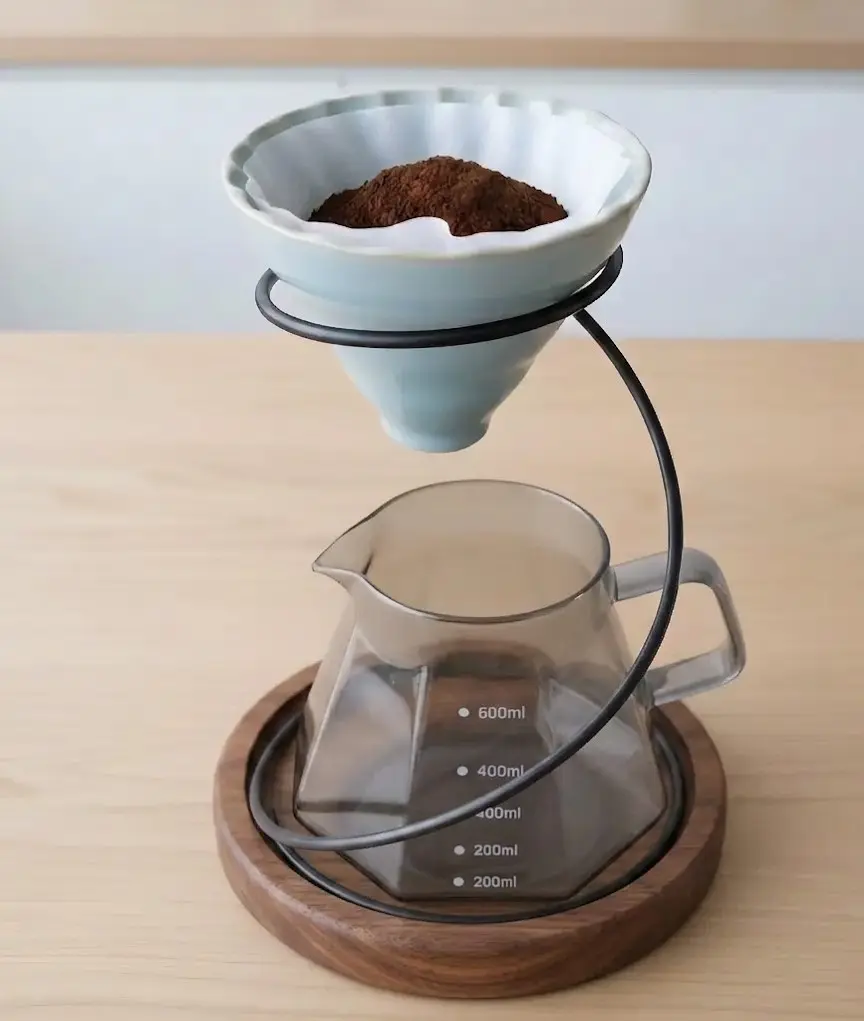 Wooden Curved Stand