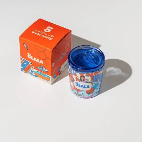  Olala World Mug Orange - 8oz / OLALA