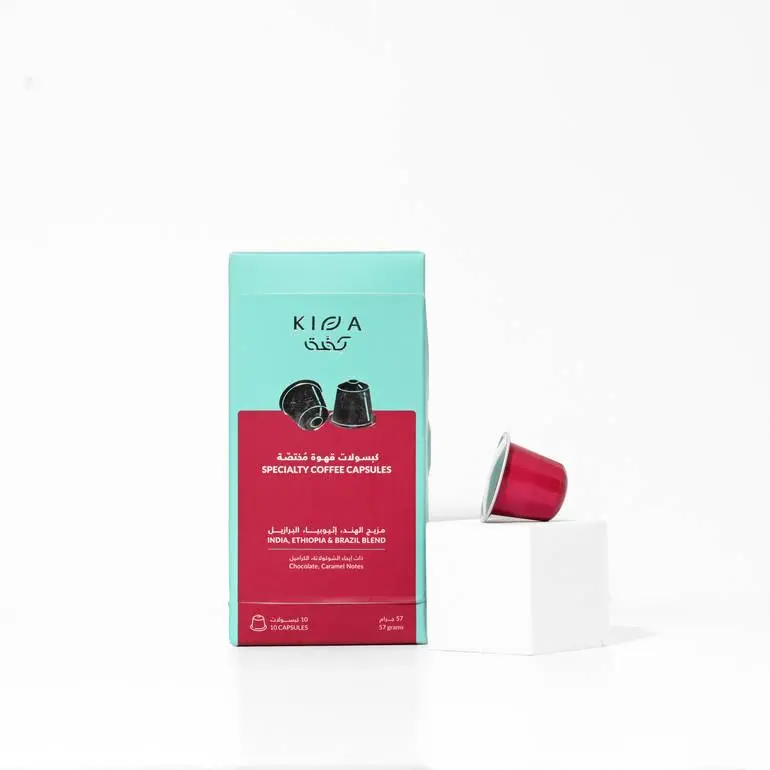 Cofee Capsules - INDIA, ETHIOPIA, BRAZIL BLEND / KIFFA