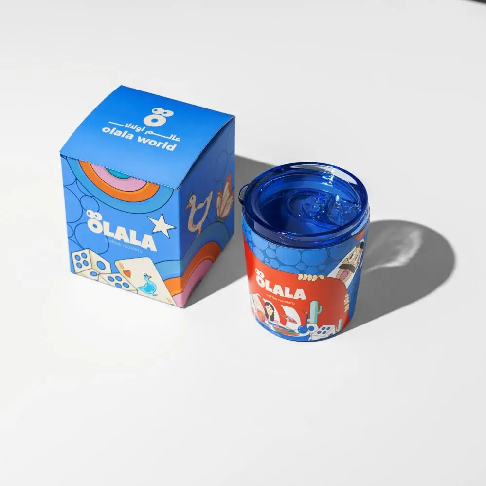 Olala World Mug Blue - 8oz / OLALA