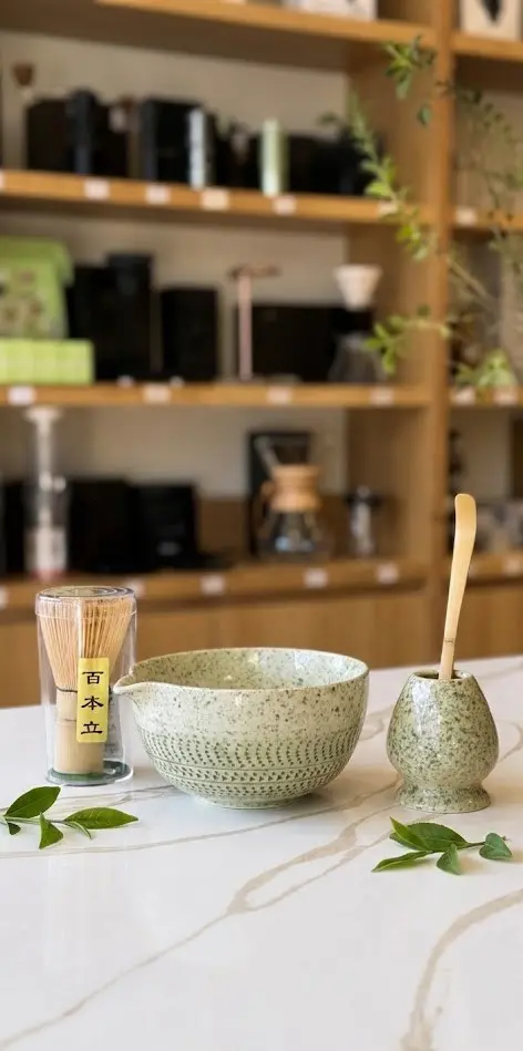 4pcs set matcha Dark-Green