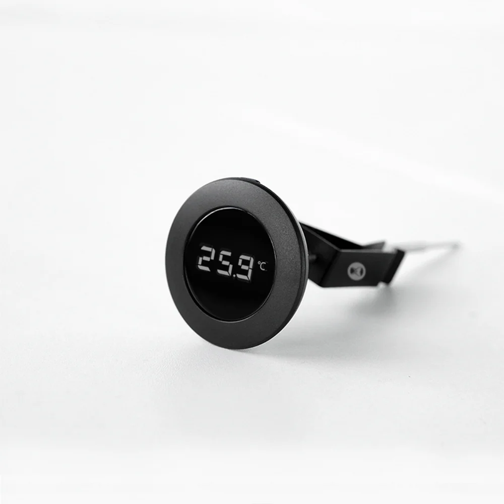 مقياس درجة الحرارة إلكتروني- تايمور أسود