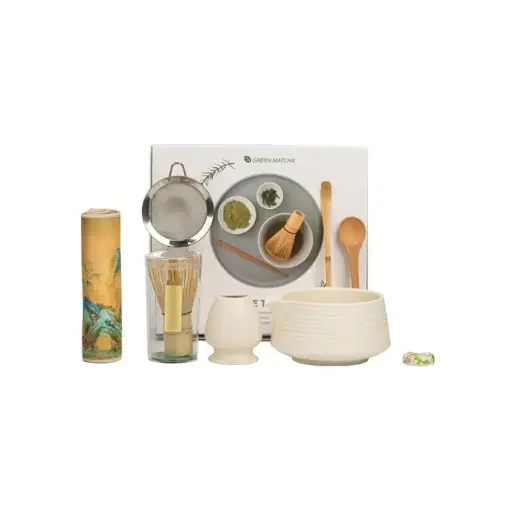 Matcha set 8 Pieces - White 
